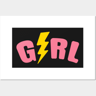 GIRL Posters and Art